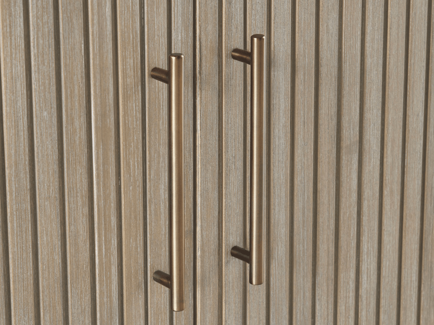Luna Console - Natural - Abbyson - Living Room