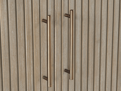 Luna Console - Natural - Abbyson - Living Room