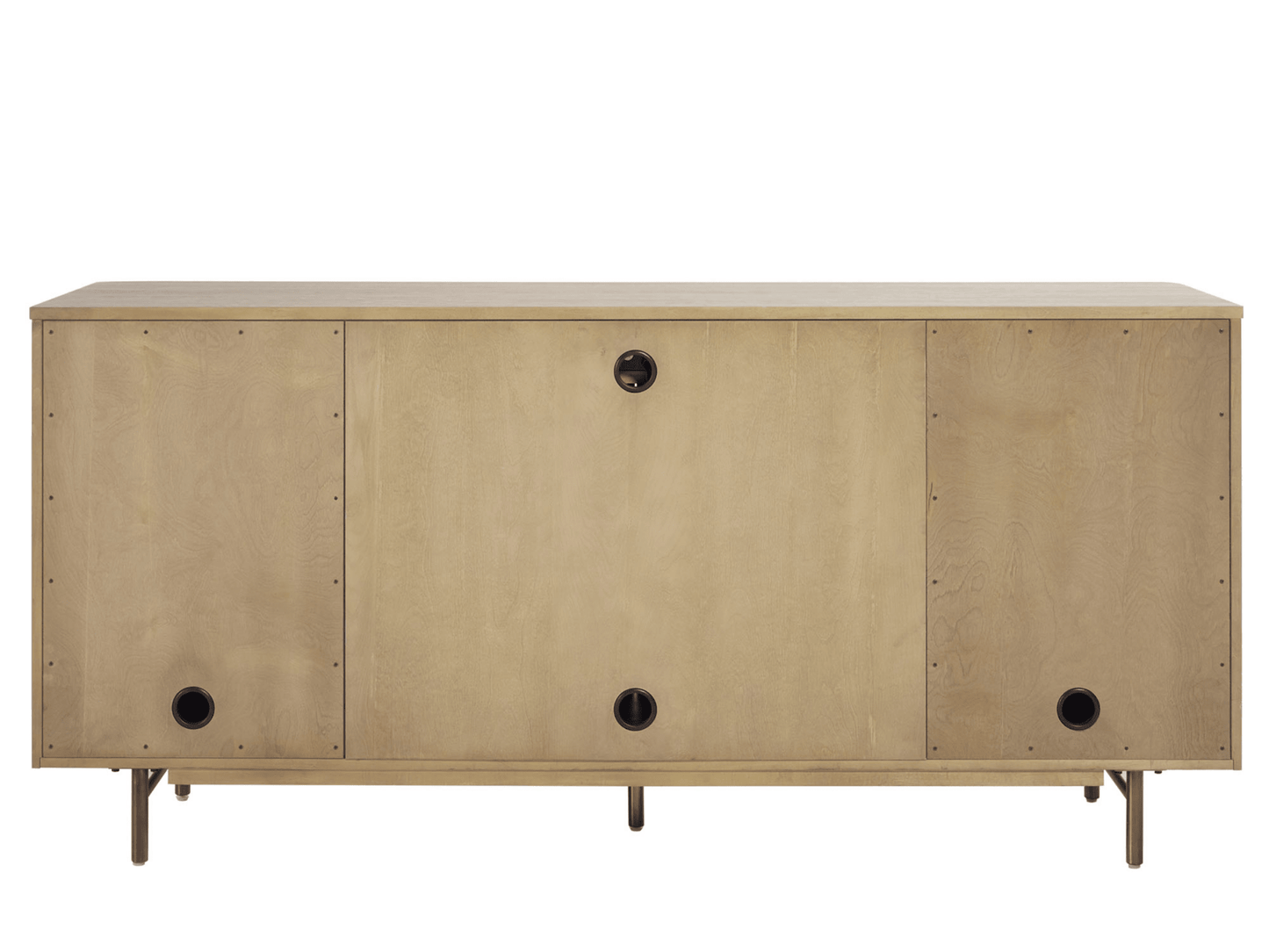 Luna Console - Natural - Abbyson - Living Room
