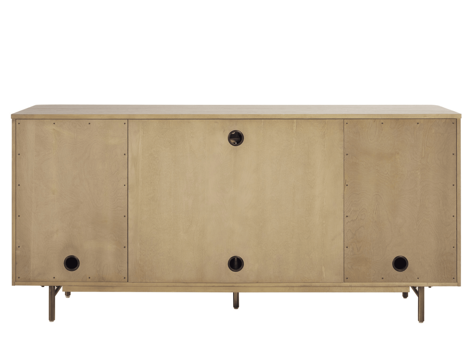 Luna Console - Natural - Abbyson - Living Room