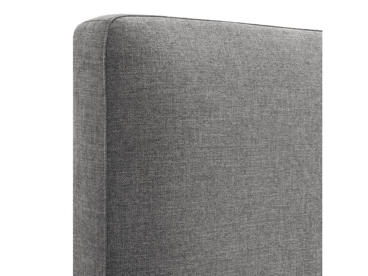 Luxe Upholstered Bed - Gray - Queen - Abbyson - Bedroom