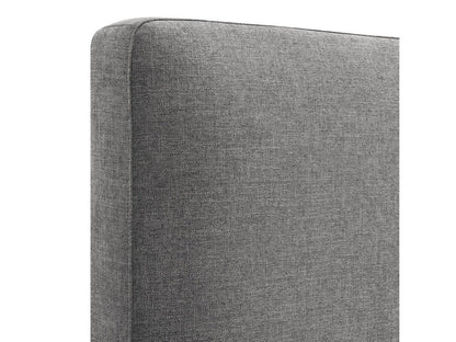 Luxe Upholstered Bed - Gray - Queen - Abbyson - Bedroom