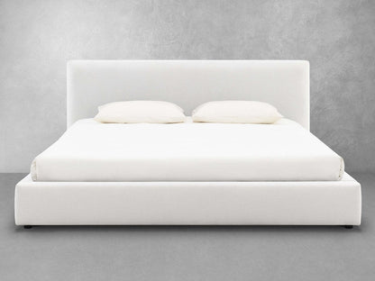 Luxe Upholstered Bed - White - King - Abbyson - Bedroom