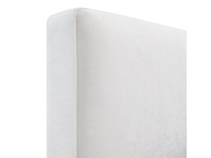 Luxe Upholstered Bed - White - Queen - Abbyson - Bedroom