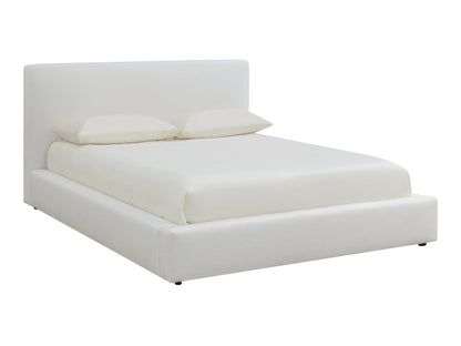 Luxe Upholstered Bed - White - Queen - Abbyson - Bedroom