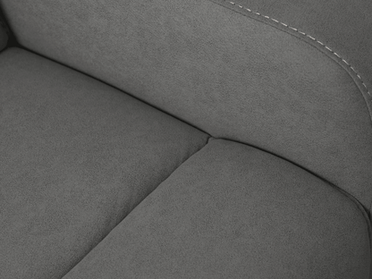 Margaret Fabric Manual Recliner - Charcoal - Abbyson - Living Room