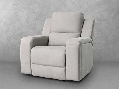 Margaret Fabric Manual Recliner - Gray - Abbyson - Living Room