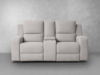 Margaret Fabric Manual Reclining Loveseat - Gray - Abbyson - Living Room