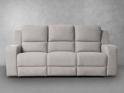 Margaret Fabric Manual Reclining Sofa with Console - Gray - Abbyson - Living Room