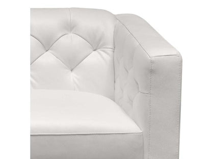 Margaret Leather Chair - Black - Abbyson - Living Room