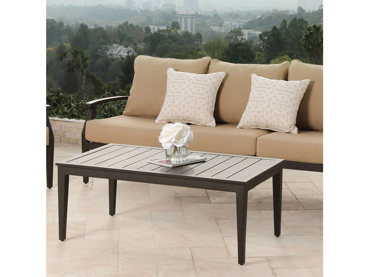 Marilla Coffee Table - Brown - Abbyson - Outdoor