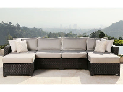 Monaco 6-pc Modular Sectional Cover Set - Abbyson - Outdoor