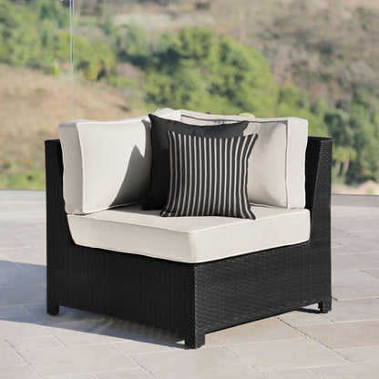 Monaco 6-pc Modular Sectional - White - Abbyson - Outdoor