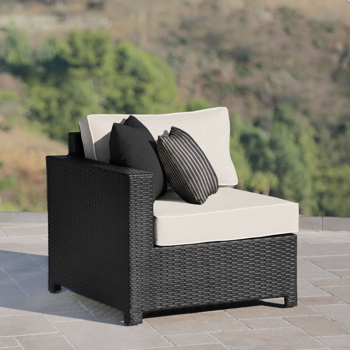 Monaco 6-pc Modular Sectional - White - Abbyson - Outdoor