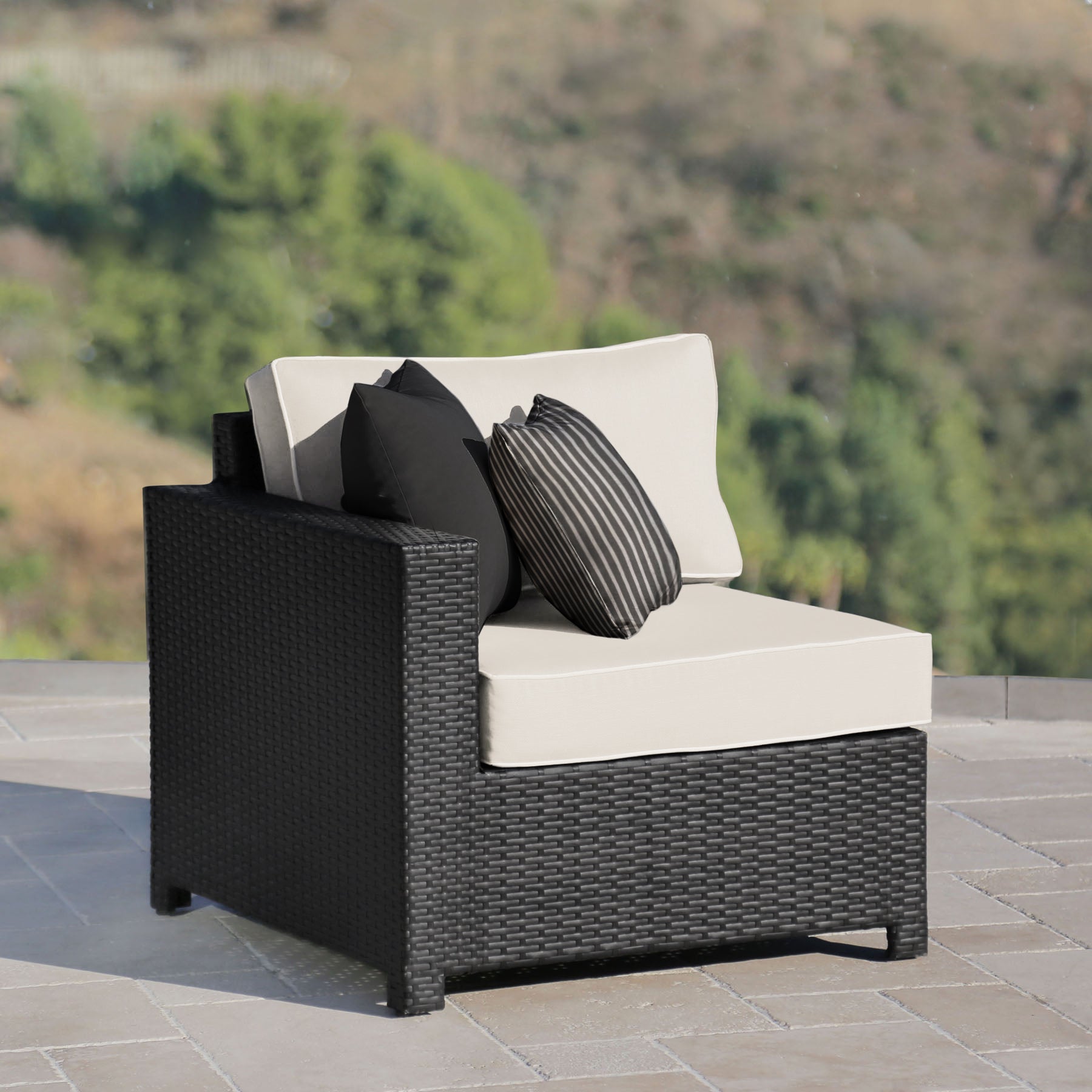 Monaco 6-pc Modular Sectional - White - Abbyson - Outdoor