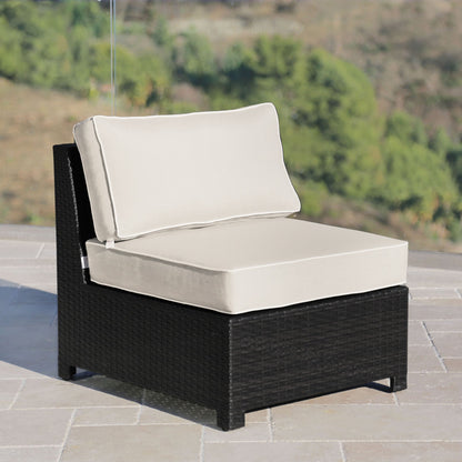 Monaco 6-pc Modular Sectional - White - Abbyson - Outdoor