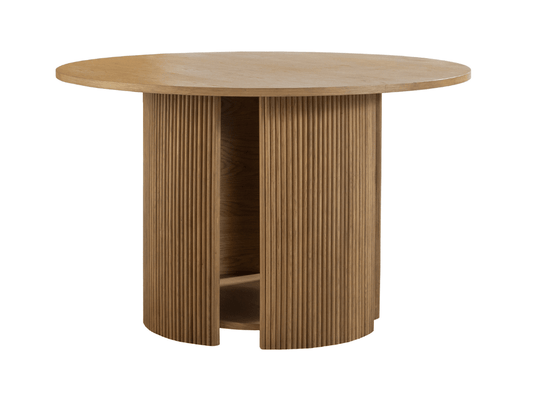 Parker 48" Round Dining Table - Natural - Abbyson - Dining Room