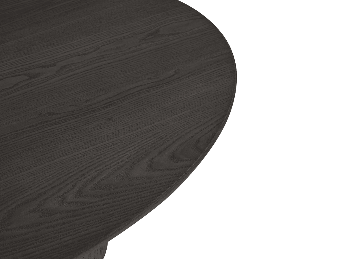 Pauline 46"W Oak Coffee Table - Black - Abbyson - Living Room