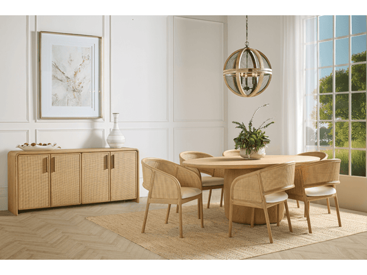 Pauline Console - Blonde - Abbyson - Dining Room