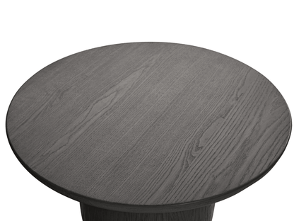 Pauline Oak End Table - Black - Abbyson - Living Room