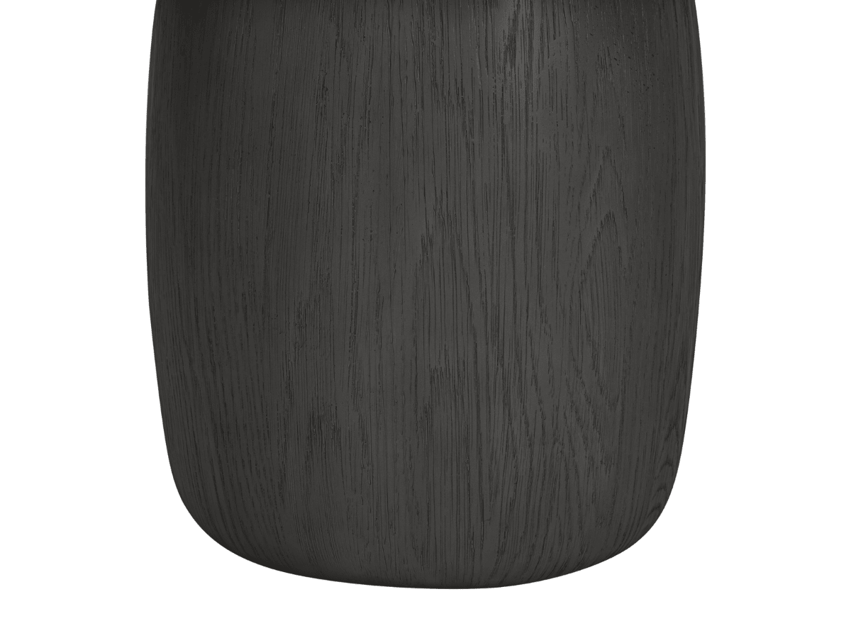 Pauline Oak End Table - Black - Abbyson - Living Room