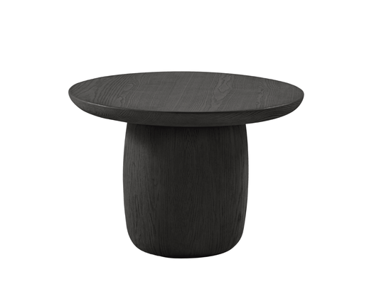 Pauline Oak End Table - Black - Abbyson - Living Room