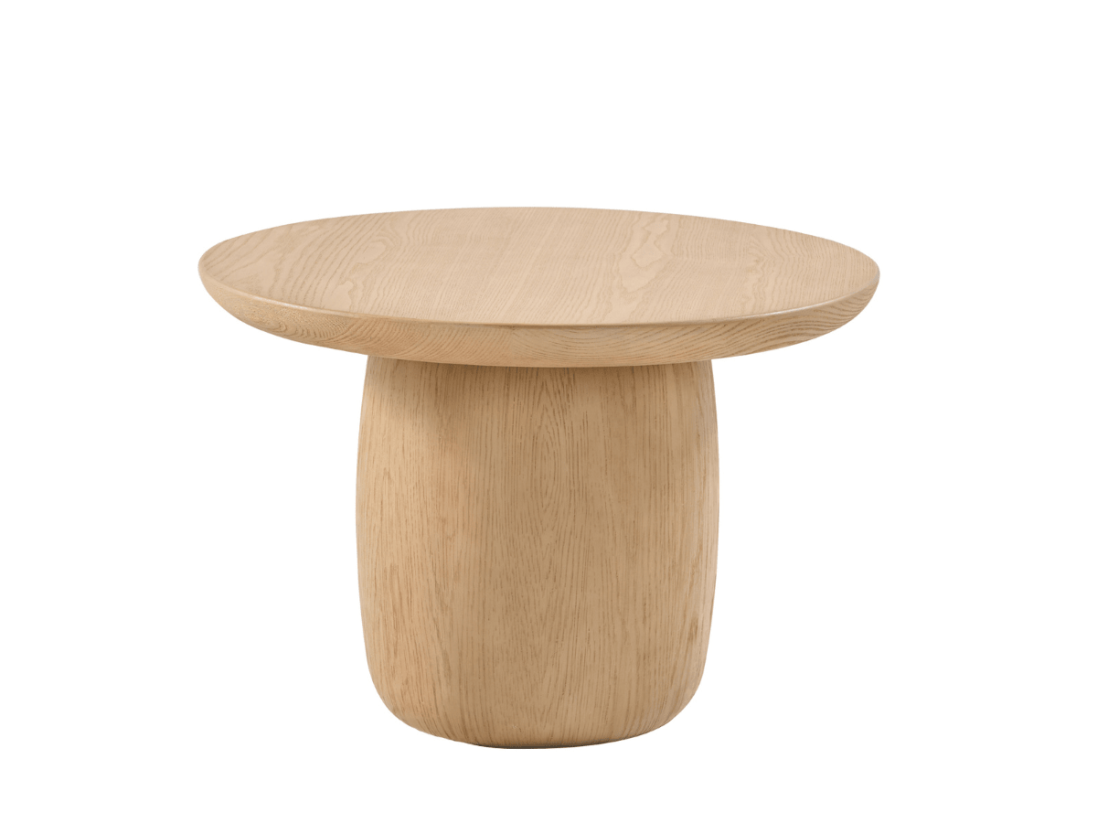 Pauline Oak End Table - Blonde - Abbyson - Living Room