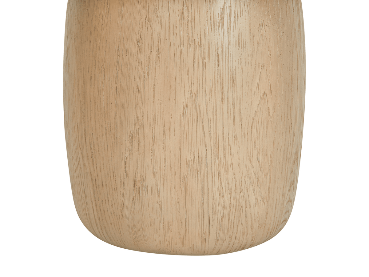 Pauline Oak End Table - Blonde - Abbyson - Living Room