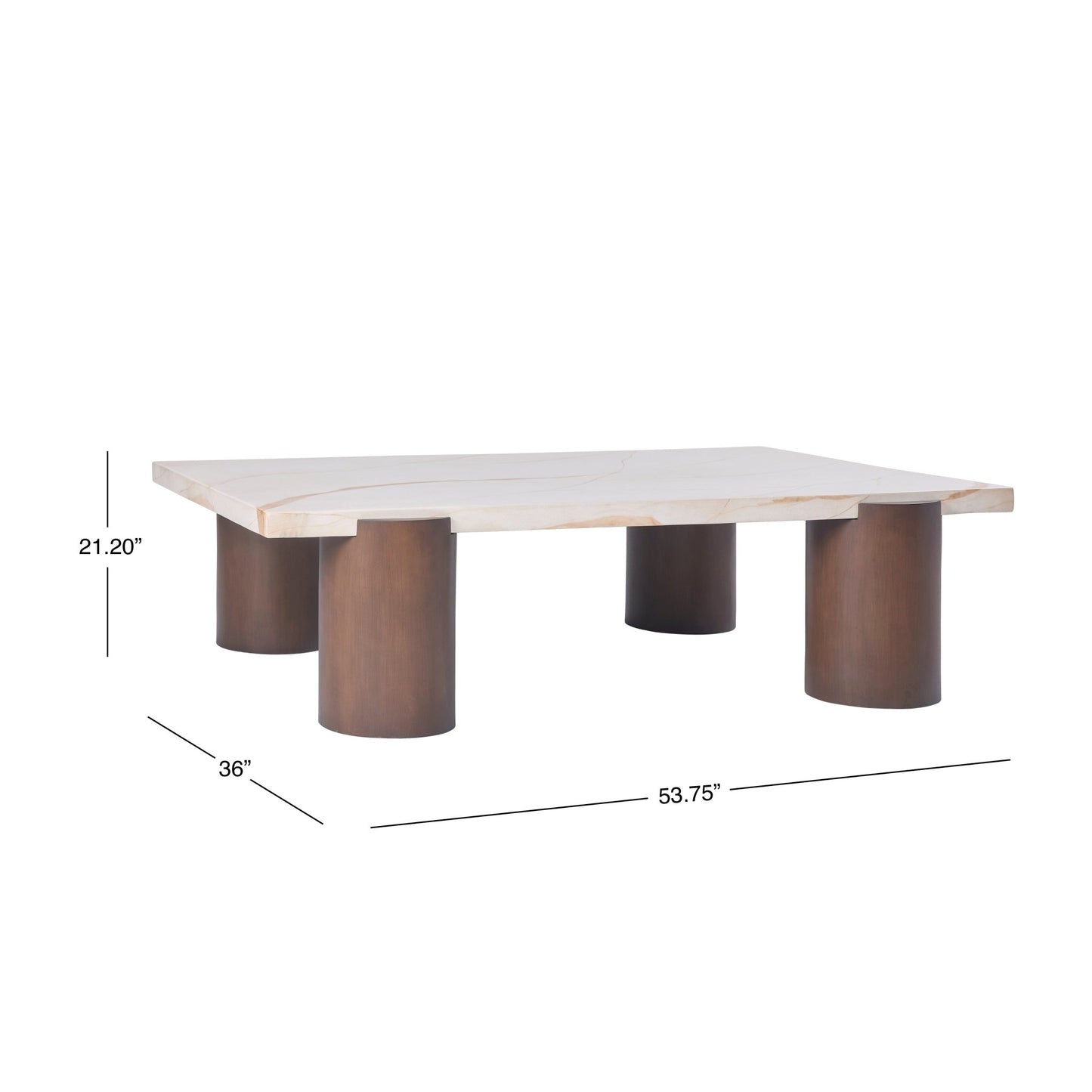 Pisa Cocktail Table - Abbyson - Living Room