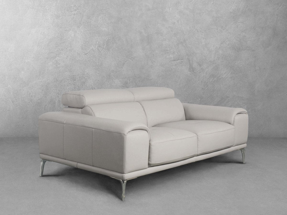 Quinton® Leather Loveseat - Abbyson - Living Room