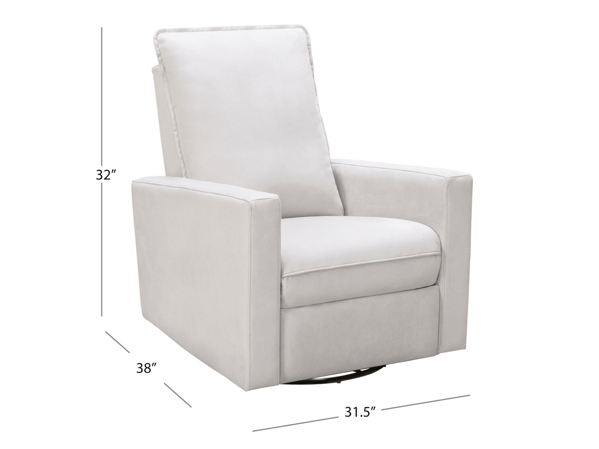 Reagan Power Swivel Glider Recliner - Abbyson - Living Room