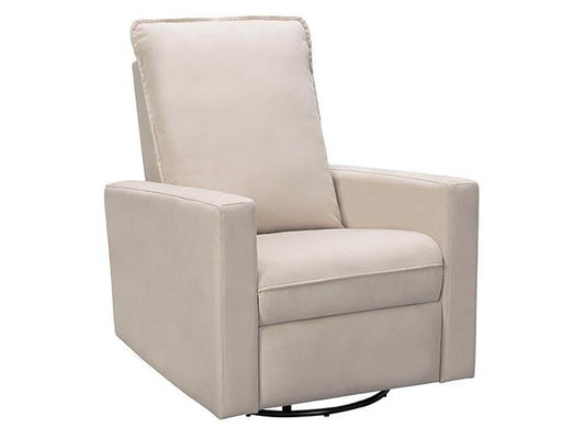 Reagan Power Swivel Glider Recliner, Beige Default Title