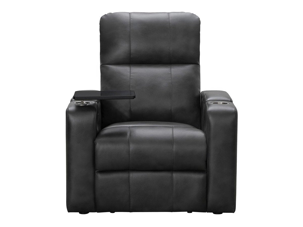 Rider Power Recliner - Black - Abbyson - Living Room
