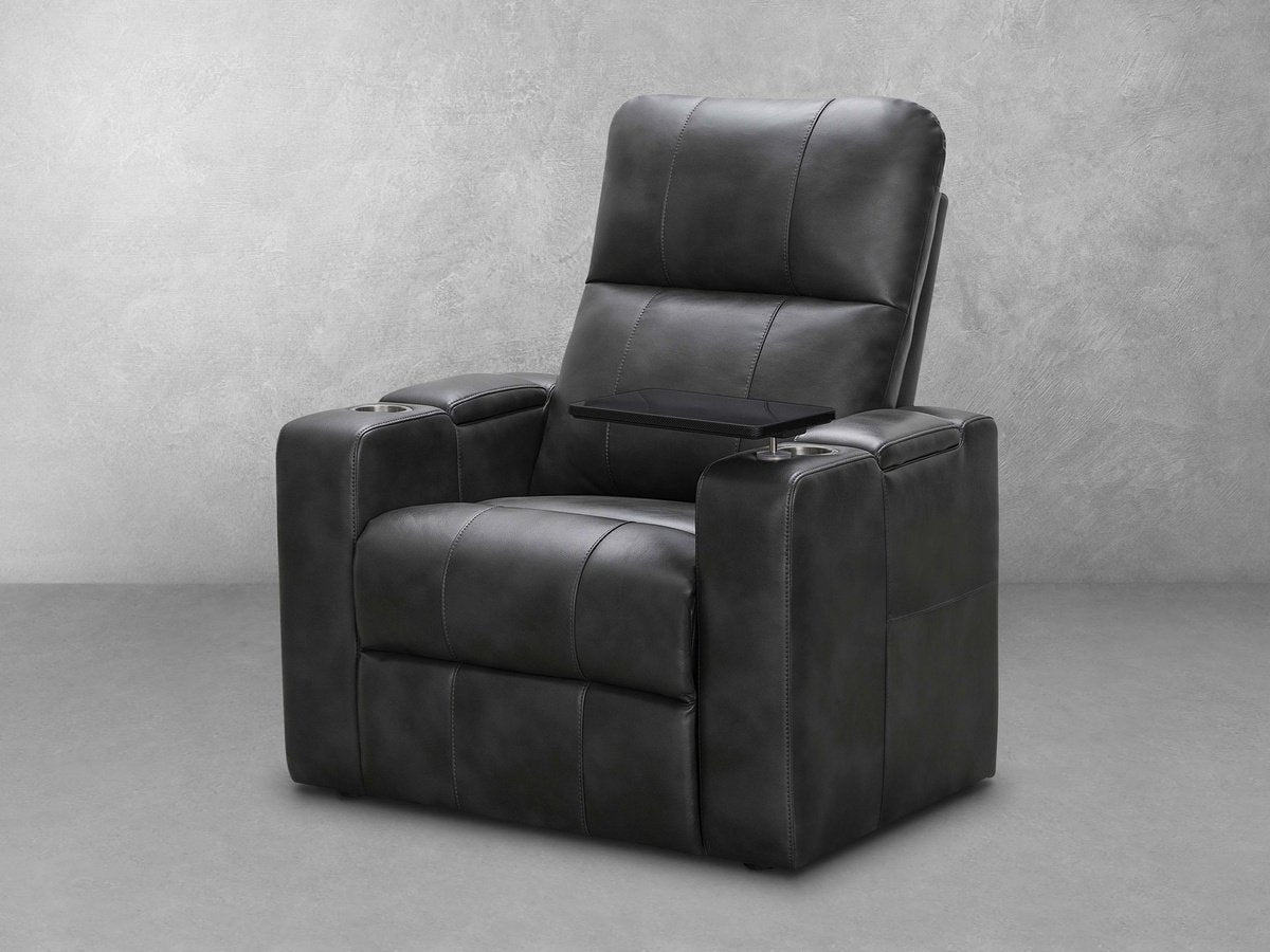 Rider Power Recliner - Gray - Abbyson - Living Room