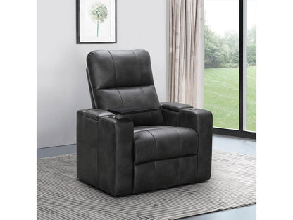 Rider Power Recliner - Gray - Abbyson - Living Room