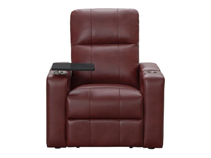 Rider Power Recliner - Red - Abbyson - Living Room