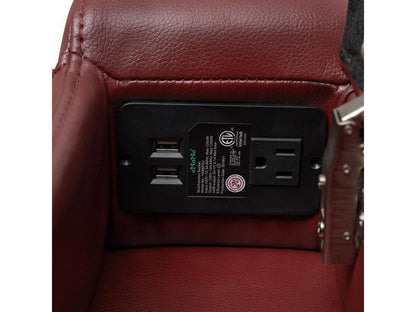 Rider Power Recliner - Red - Abbyson - Living Room