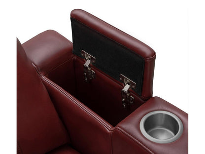 Rider Power Recliner - Red - Abbyson - Living Room