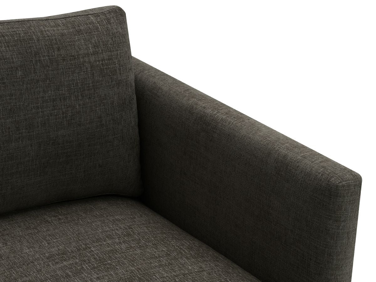 Samson Swivel Chair - Charcoal - Abbyson - Living Room