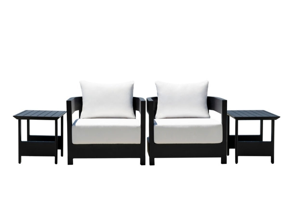 Santino® 4-pc Outdoor Seating Set - Abbyson - Outdoor