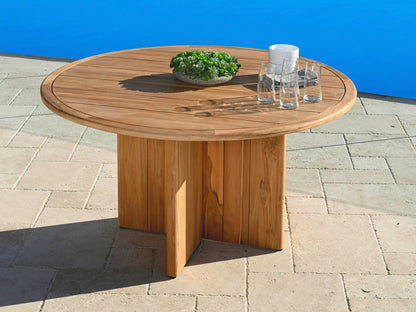 Santino® Outdoor 55" Round Dining Table - Abbyson - Outdoor
