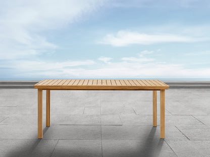Santino® Outdoor 74" Rectangle Dining Table - Abbyson - Outdoor