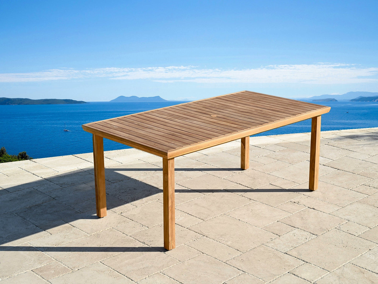 Santino® Outdoor 74" Rectangle Dining Table - Abbyson - Outdoor