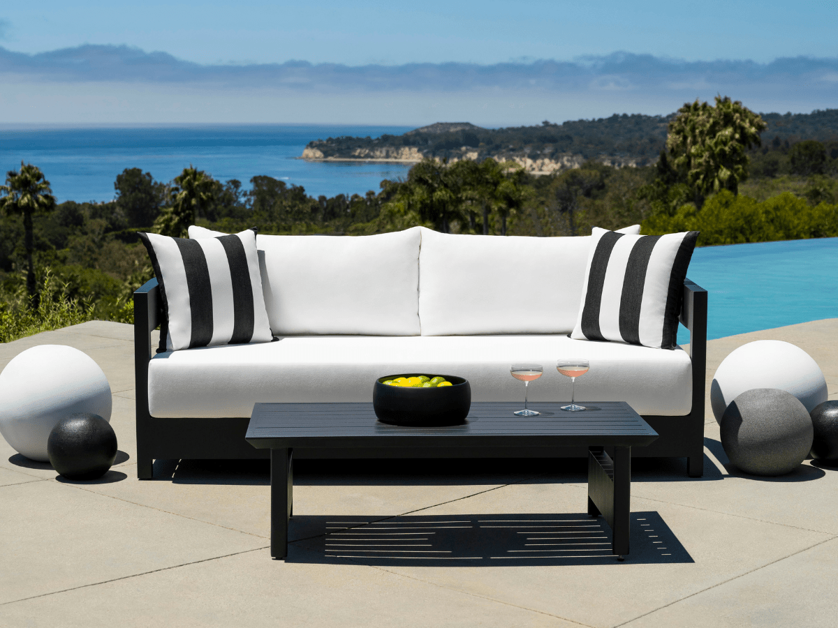 Santino® Outdoor Sofa and Coffee Table Set - Abbyson - Outdoor
