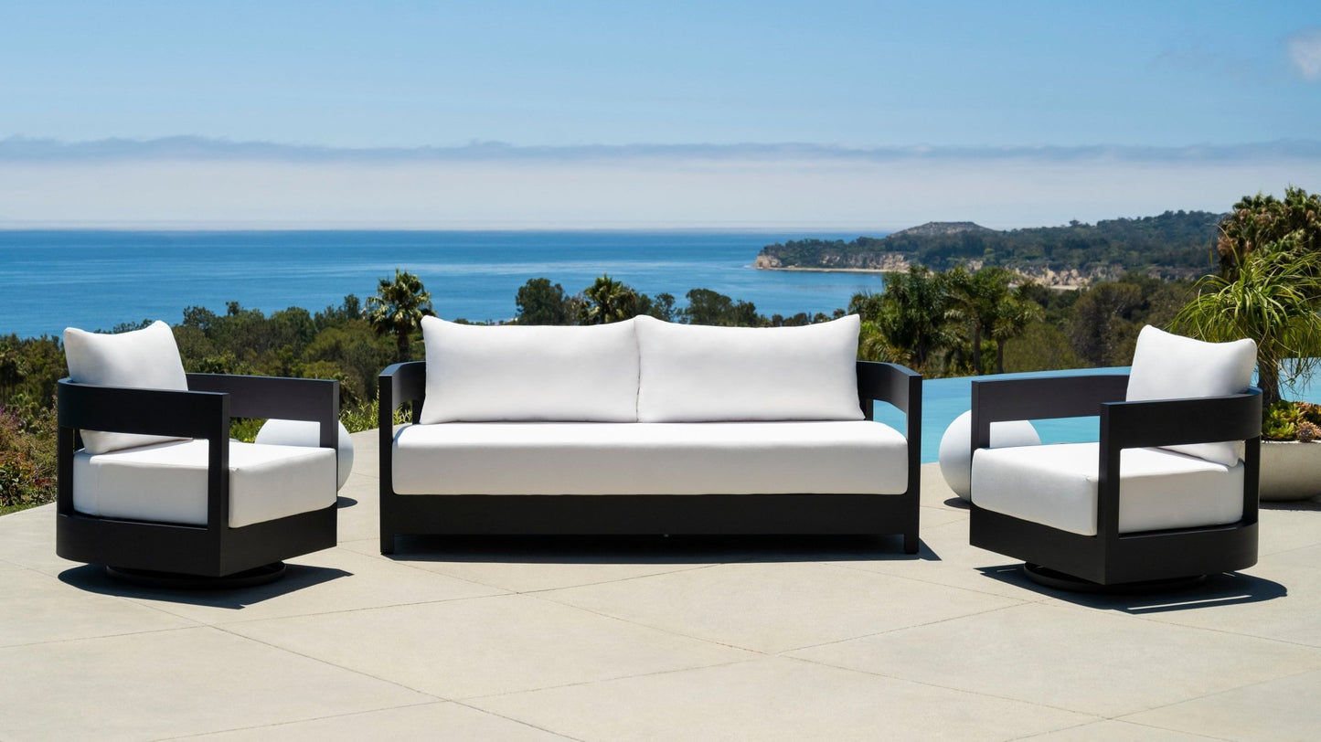Santino® Outdoor Sofa and Swivel Chairs - Abbyson - Outdoor