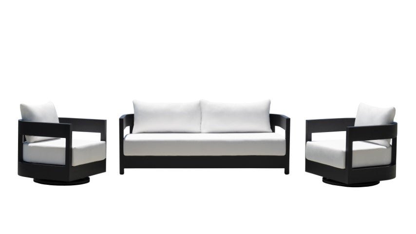 Santino® Outdoor Sofa and Swivel Chairs - Abbyson - Outdoor