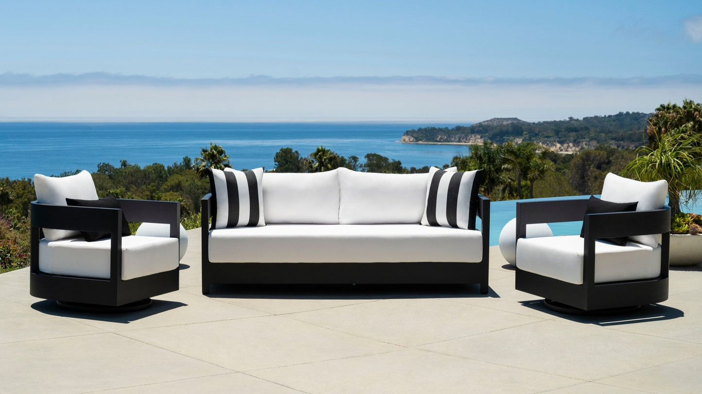 Santino® Outdoor Sofa and Swivel Chairs - Abbyson - Outdoor