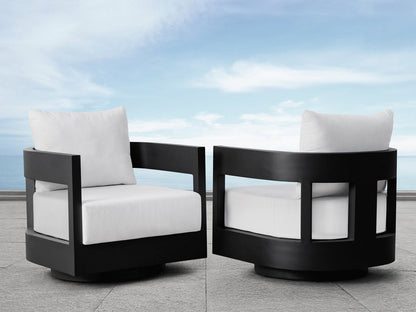 Santino® Swivel Armchair - Set of 2 - Abbyson - Outdoor