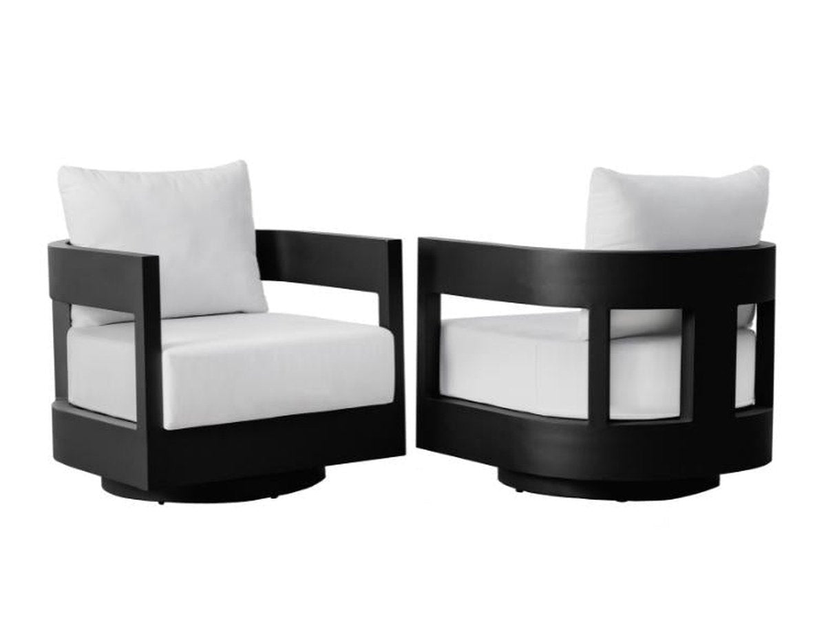 Santino® Swivel Armchair - Set of 2 - Abbyson - Outdoor