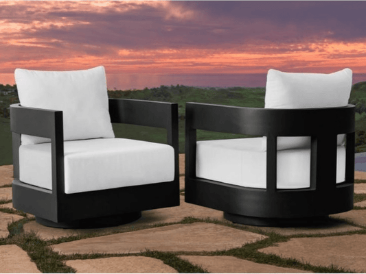 Santino® Swivel Armchair - Set of 2 - Abbyson - Outdoor